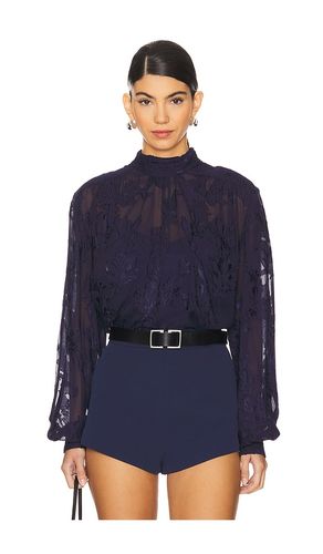 High Neck Top With Cami in Navy. - size L (also in XL, XS) - HEMANT AND NANDITA - Modalova