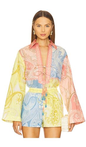 Drop Shoulder Collared Tunic in ,. Size XXS - HEMANT AND NANDITA - Modalova