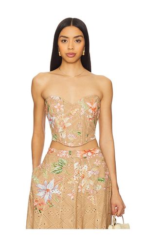 X Revolve Corset Top in Tan,Neutral. - size L (also in M, S, XL) - HEMANT AND NANDITA - Modalova