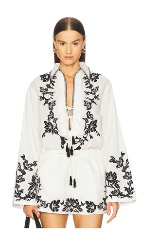 Drop Shoulder Collared Tunic in . - size L (also in M, S, XL, XS) - HEMANT AND NANDITA - Modalova