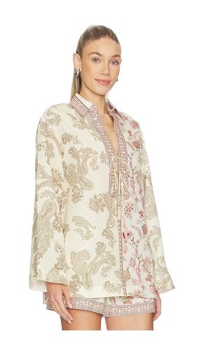Drop Shoulder Collared Tunic in . Size S. Also in XS, M, XL - HEMANT AND NANDITA - Modalova