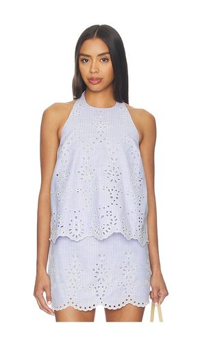 Halter Neck Top in Blue. - size S (also in XXS, XS, M, L) - HEMANT AND NANDITA - Modalova