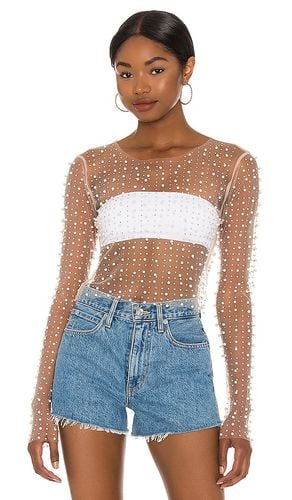 Look and Glisten Pearl Mesh Top in . - size S (also in XS) - Beach Bunny - Modalova