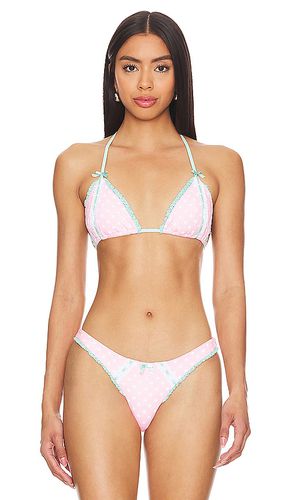 Maddie Tri Top in Pink. - size L (also in M, S) - Beach Bunny - Modalova