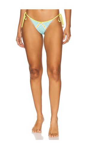 Daisy Skimpy Tie Side Bikini Bottom in Mint. - size M (also in S, XS) - Beach Bunny - Modalova