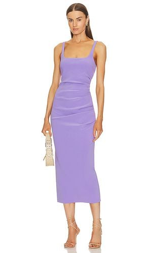 Karina Tuck Midi Dress in Purple. - size 10/M (also in 14/XL, 6/XS, 8/S) - Bec + Bridge - Modalova