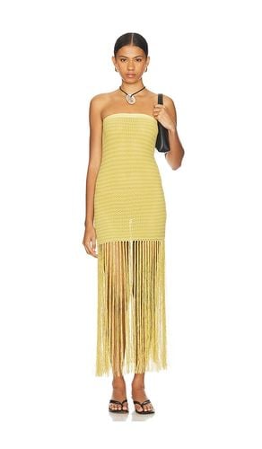 Calista Strapless Dress in Yellow. - size L (also in XS) - Bec + Bridge - Modalova