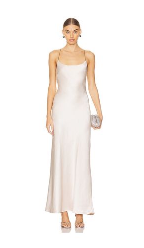 Allegra Tie Maxi Dress in Neutral. - size 12/L (also in 6/XS, 8/S) - Bec + Bridge - Modalova