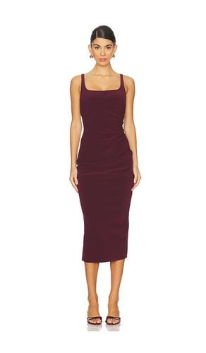 Karina Tuck Midi Dress in Wine. - size 12/L (also in 6/XS, 8/S) - Bec + Bridge - Modalova