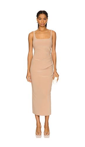 Karina Tuck Midi Dress in Nude. - size 10/M (also in 12/L, 14/XL, 6/XS, 8/S) - Bec + Bridge - Modalova