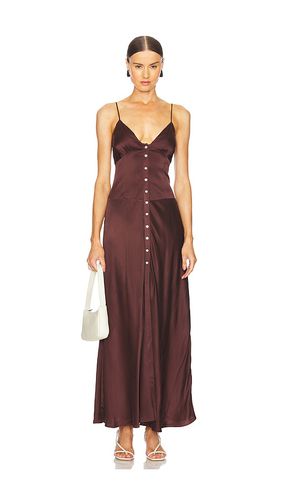 Kaia V Dress in Chocolate. - size 10/M (also in 6/XS, 8/S) - Bec + Bridge - Modalova