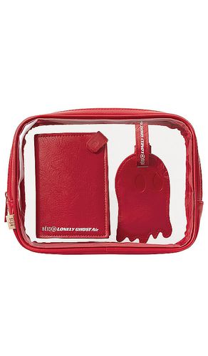 Conjunto de etiquetas de pasaporte y equipaje lonely ghost en color rojo talla all en - Red. Talla all - BEIS - Modalova