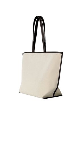 The Leather Trim Tote in Cream - BEIS - Modalova