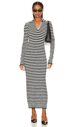 Striped Polo Dress in Black. - size L (also in M, S, XS) - BEVERLY HILLS x REVOLVE - Modalova