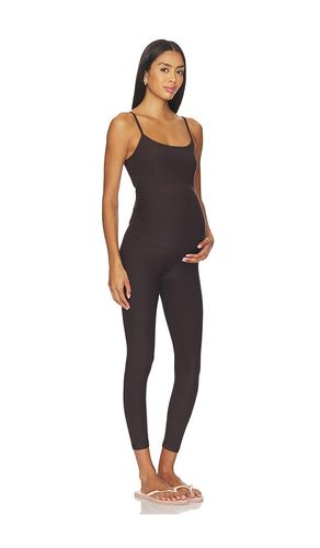 Spacedye Up Level Maternity Jumpsuit in Chocolate. - size S (also in XS) - Beyond Yoga - Modalova