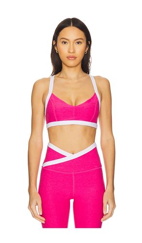 Spacedye Outlines Bra in Pink. - size L (also in XS) - Beyond Yoga - Modalova