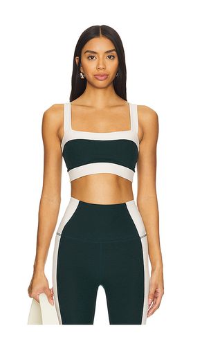 Spacedye Horizon Colorblock Bra in Green. - size L (also in M) - Beyond Yoga - Modalova