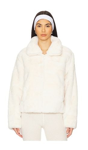 On The List Faux Fur Jacket in Beige. - size L (also in M, XL) - Beyond Yoga - Modalova