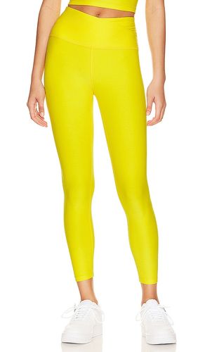 Spacedye at your leisure high waisted midi legging en color amarillo talla L en - Yellow. Talla L (tambi - Beyond Yoga - Modalova