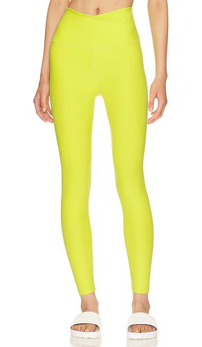 Spacedye at your leisure high waisted midi legging en color amarillo limon talla XL en - Lemon. Talla XL ( - Beyond Yoga - Modalova