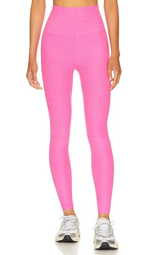 Spacedye caught in the midi high waisted legging in color pink size L in - Pink. Size L (also in M, S, XL) - Beyond Yoga - Modalova