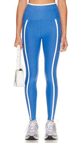 Spacedye new moves high waisted midi legging in color baby blue size L in & - Baby Blue. Size L ( - Beyond Yoga - Modalova