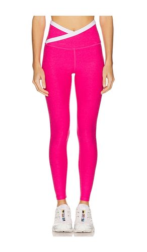 Spacedye Outlines High Waisted Midi Legging in Pink. - size L (also in M, XL, XS) - Beyond Yoga - Modalova
