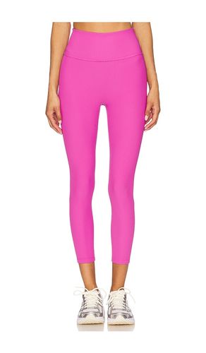 Impulse Ribbed High Waisted Midi Legging in Fuchsia. - size L (also in M, S, XL, XS) - Beyond Yoga - Modalova