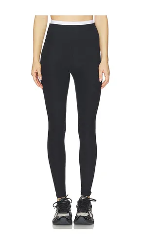 Spacedye Layered High Waisted Midi Legging in Black. - size L (also in M, XL) - Beyond Yoga - Modalova