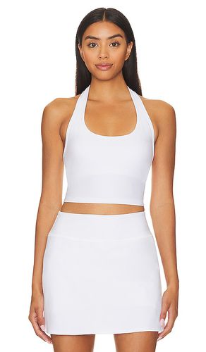 Spacedye Well Rounded Cropped Halter Tank in White. - size L (also in M, S, XL, XS) - Beyond Yoga - Modalova