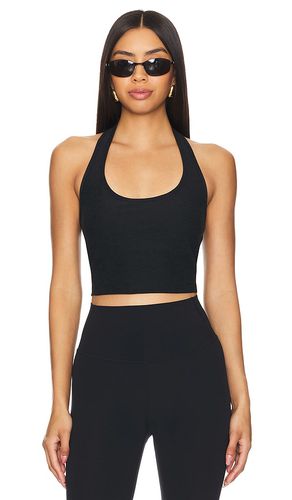 Spacedye Well Rounded Cropped Halter Tank Top in Black. - size L (also in M, XL) - Beyond Yoga - Modalova