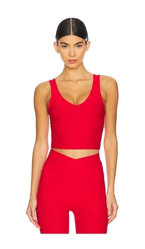 Camiseta tirantes spacedye good day cropped en color rojo talla L en - Red. Talla L (también en M, S, XS) - Beyond Yoga - Modalova