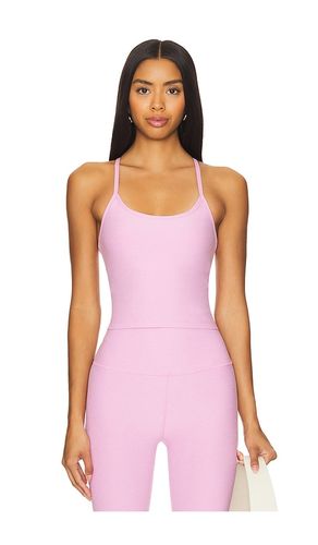 Camiseta tirantes spacedye slim racerback cropped en color rosado talla L en - Pink. Talla L (también en XL) - Beyond Yoga - Modalova