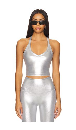 On The Up Cropped Tank Top in Metallic Silver. - size L (also in M, S, XL, XS) - Beyond Yoga - Modalova