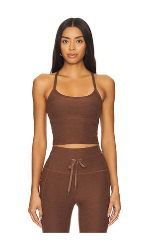 Top con espalda cruzada spacedye slim en color marrón talla L en - Brown. Talla L (también en M, S, XL, XS) - Beyond Yoga - Modalova