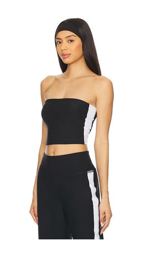 Spacedye Strapless Stripe Top in Black. - size L (also in XS) - Beyond Yoga - Modalova