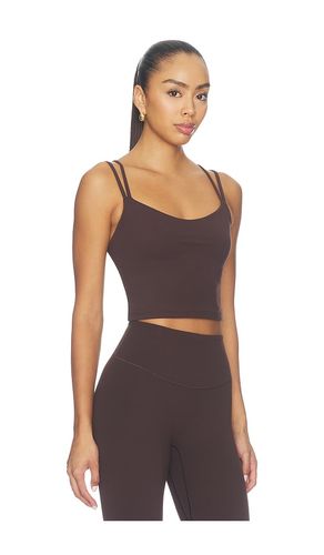Glowzone Strappy Cropped Tank Top in Brown. - size L (also in M, S, XS) - Beyond Yoga - Modalova