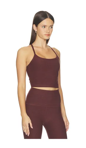Spacedye Slim Racerback Cropped Tank Top in Brown. - size L (also in M, S, XS) - Beyond Yoga - Modalova