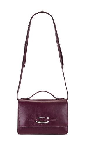 Nara top handle bag in color burgundy size all - BY FAR - Modalova