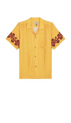 Ochre Dizzy Boa Camp Shirt in Mustard. - size L (also in M, S, XL/1X) - Bather - Modalova