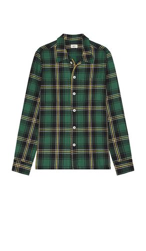 Flannel Overshirt in Green. - size L (also in M, S, XL/1X) - Bather - Modalova