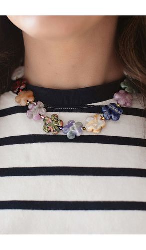Bloom necklace in color brown size all - Brinker + Eliza - Modalova
