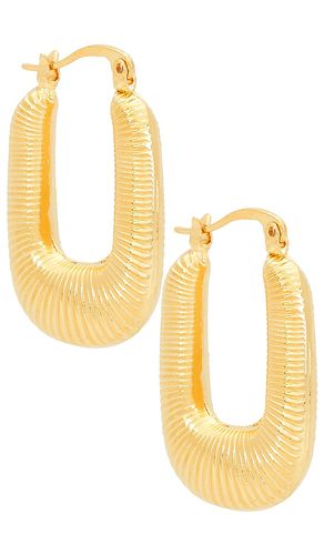 Far Out Hoops in Metallic - Brinker + Eliza - Modalova