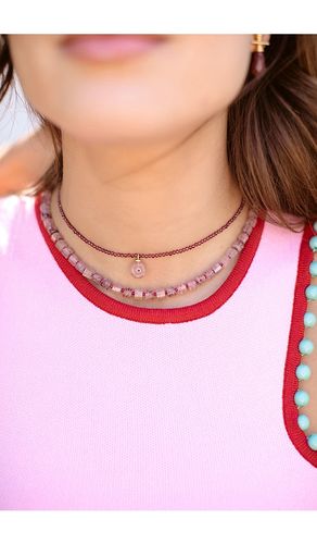 Doe necklace in color pink size all - Brinker + Eliza - Modalova