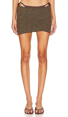 Dara Mini Skirt in Chocolate - Bond Eye - Modalova