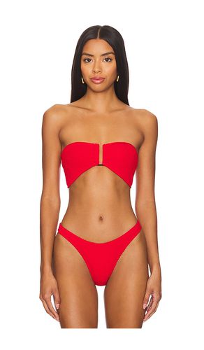 Blake Bandeau Bikini Top in Red - Bond Eye - Modalova