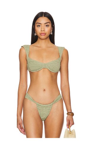 X GEORGIA FOWLER Georgia Balconette Top in Olive - Bond Eye - Modalova