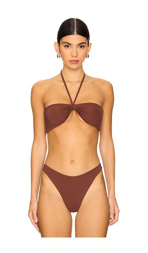 Ida Reversible Tie Back Bandeau in Tan. - size M/L (also in XS/S) - Bond Eye - Modalova