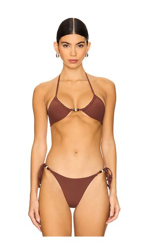 Indi Reversible Triangle Bikini Top in Tan. - size M/L (also in XS/S) - Bond Eye - Modalova