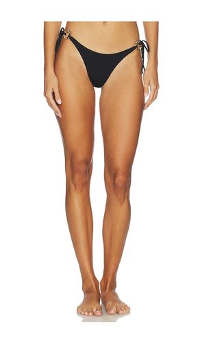 Vista Ring Tie Side Bikini Bottom in Black - Bond Eye - Modalova